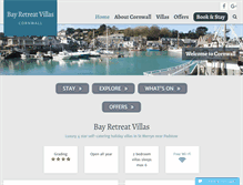 Tablet Screenshot of bayretreatvillas.co.uk